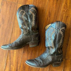 Justin Boots, Brown Leather, Men’s Size 10D